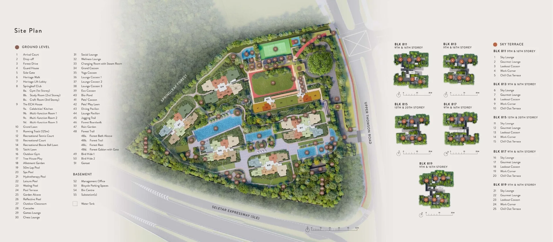 Springleaf Residence Siteplan